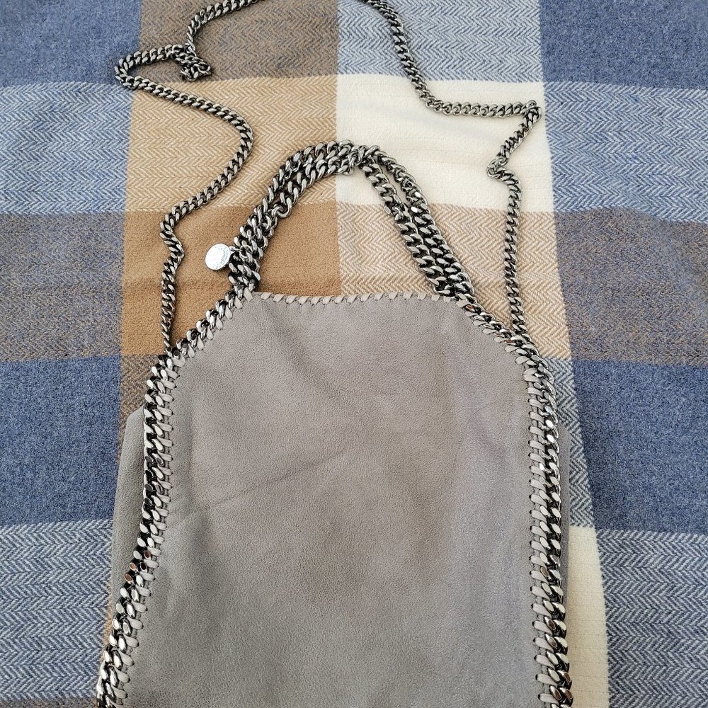 Stella McCartney Gray Falabella Mini Tote Bag Purse